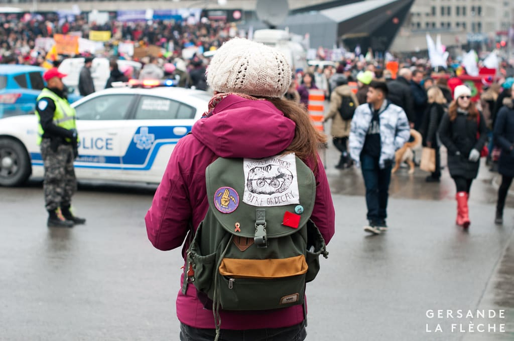 Photo de la manif des femmes 21 janvier 2017