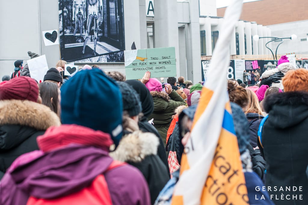 Photo de la manif des femmes 21 janvier 2017