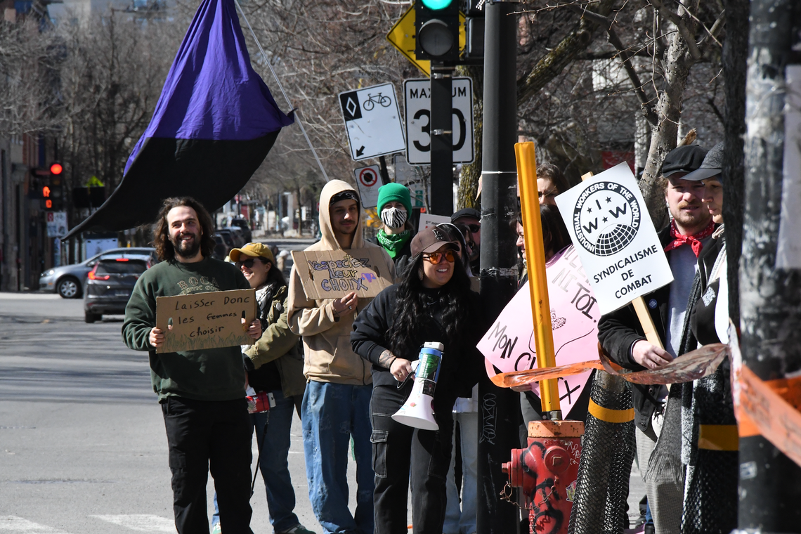 Manif pro-choix du 25 avril 2026 au Plateau Mont-Royal