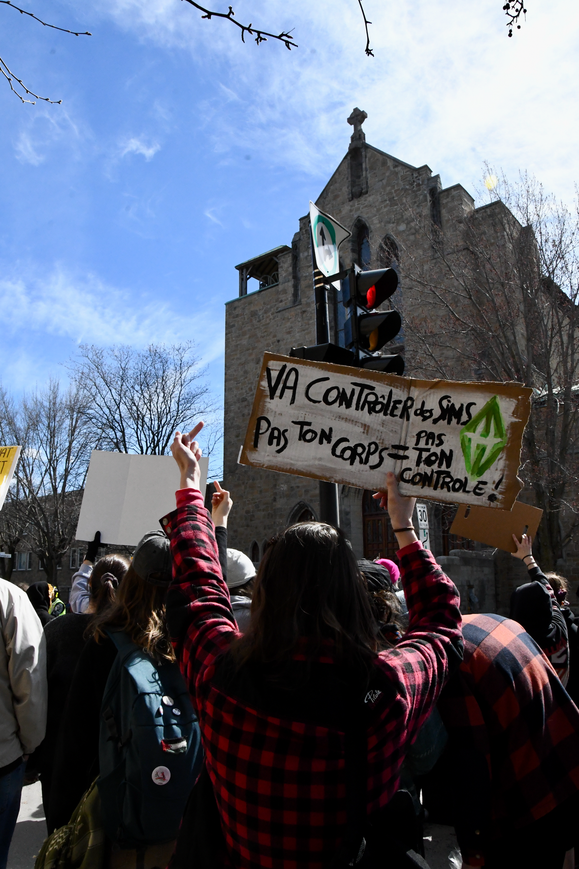 Manif pro-choix du 25 avril 2026 au Plateau Mont-Royal