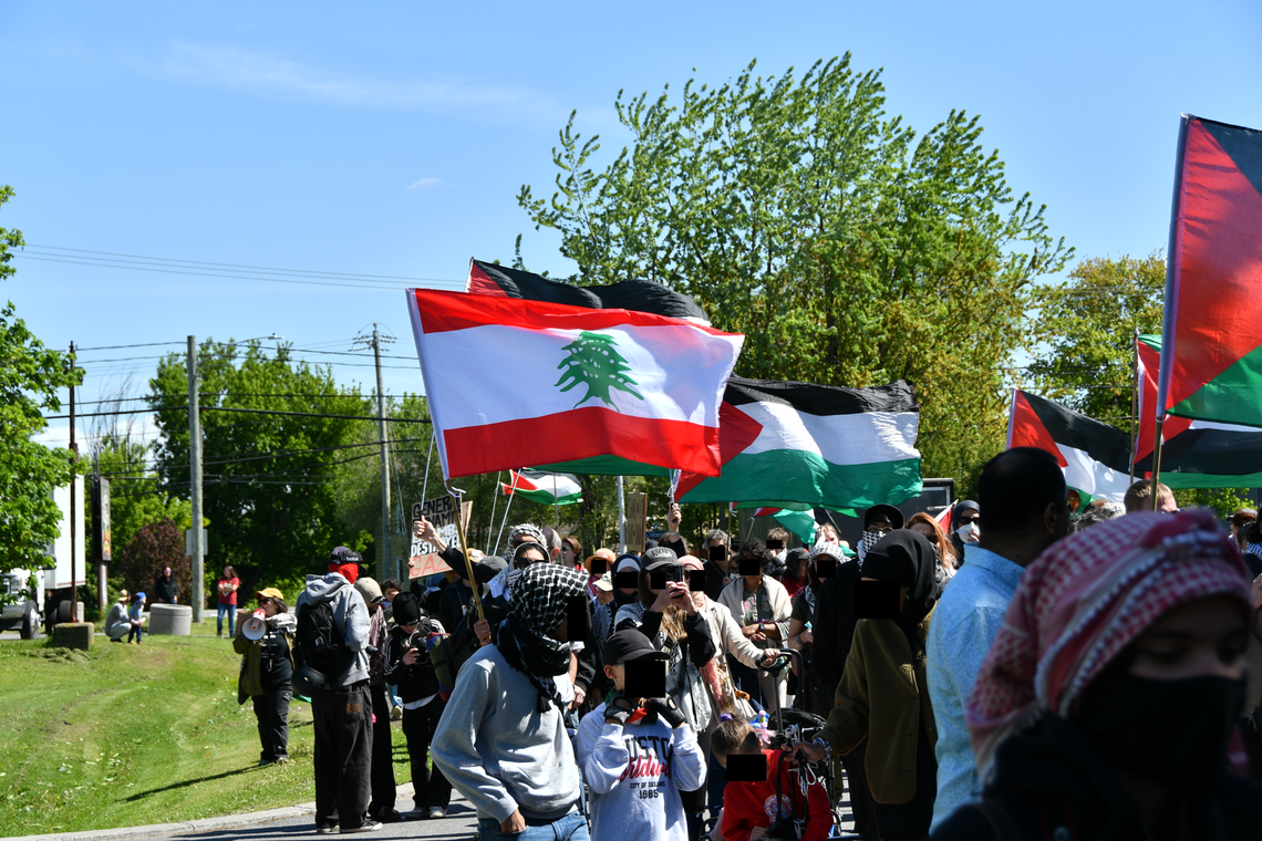 Marche du 30 mai 2026 contre l'agrandissement de l'usine General Dynamics à Salaberry-de-Valleyfield