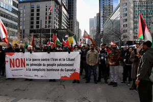 « Hands Off Iran, Lebanon, Palestine » démo anti-impérialiste du 21 mars 2026