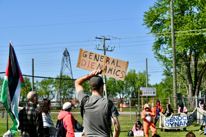 Marche du 30 mai 2026 contre l'agrandissement de l'usine General Dynamics à Salaberry-de-Valleyfield